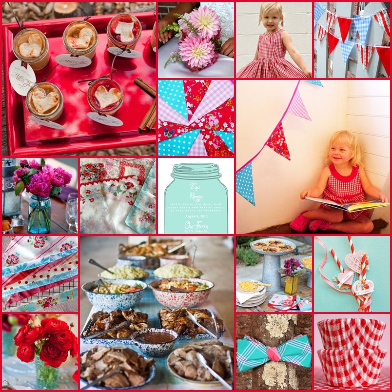 She also mentioned possibly using some red gingham as part of the theme